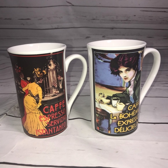 Westwood Other - Westwood Cafe Arte Set of 2 Coffee Cups